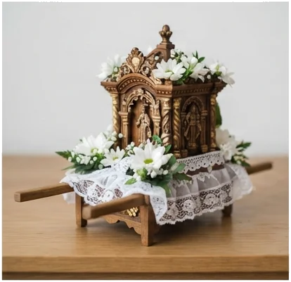 Procesiones solemnes y música tradicional