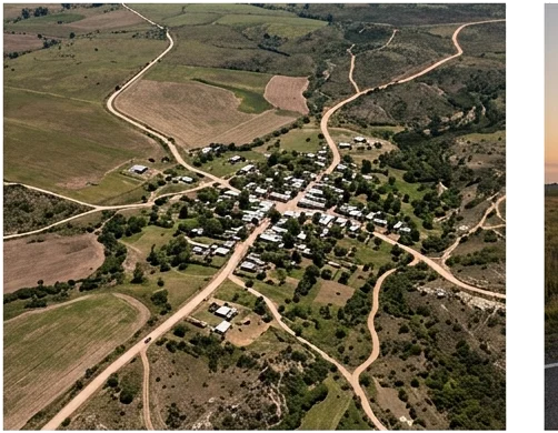Santa Rosa, Villa Cabecera y los caminos del departamento