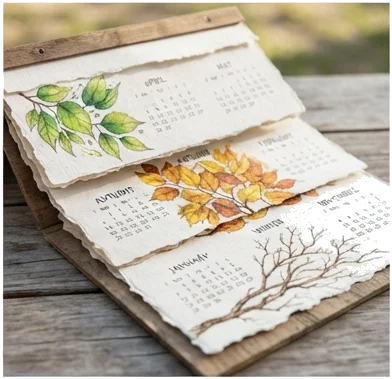 Una llanura que cambia de color según el calendario
